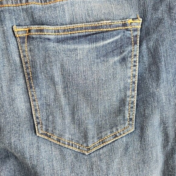 Weatherproof Jeans Men's W36xL30 Vintage Slim Straight Dark Blue Distressed - Picture 4 of 16